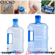 BACKSTR 1Pcs Mineral Water Container, Reusable Food Grade Pure Water Bottle Jug, Portable Empty 5L 7