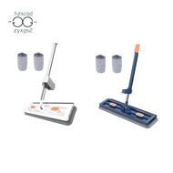 Large Flat Mop, Mop, 360° Rotating Mop with Dewatering Scraper, Magic Mop 360° with Dewatering Scraper