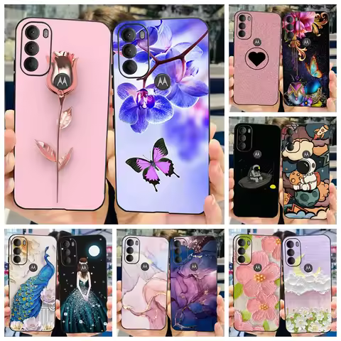 For Motorola Moto G71 5G Case Moto G51 5G XT2171-2 XT2171-1 Phone Cases Fashion Butterfly Soft Cover