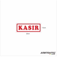 CASH REGISTER SIGN CASH REGISTER SIGN CASH REGISTER WRITING 7.5 X 20CM