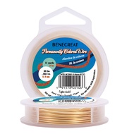 1Roll 20Gauge(0.8mm) Tarnish Resistant Light Gold Wire Jewellery Making Copper Wire 10M/11Yard