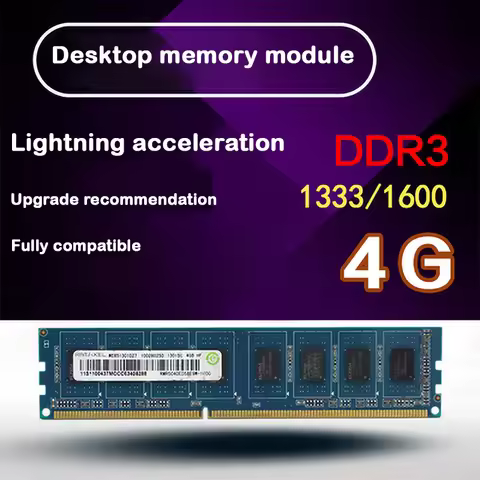 Used Disassembly DDR3 1600MHz 4G PC3-10600/PC3-12800 memory for Desktop RAM,good quality! Random bra