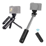 SR-RG1 Extendable Remote Wireless Camera Shooting Grip, Vlog Tripod Selfie Stick for Sony A6700, ZV-