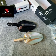 Genuine H2C H-View V2 full CNC aluminum mirror mounted on many DoChoiXeMayShop car models