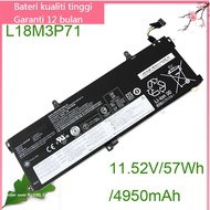 Benar laptop Bateri L18M3P71 11.52V/57Wh/4950mAh L18S3P71 L18L3P71 For P53S-20N6000AG T590 SB10K9764