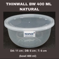 Thinwall Mangkok Bowl 400 ml Food Container Microwave tahan panas JNE