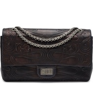 Chanel Black Lambskin Moscou 2.55 Reissue 226 Double Flap Bag Ruthenium Hardware, 2009