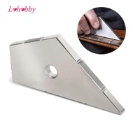 Lohobby Professional Bass Fret Leveling Ruler Steel Fret Aligner Measuring Tool for 24 Frets Guitar 