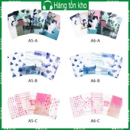 WIN 5Pcs 6-ring Binder Divider A5 A6 6-Hole Index Divider Tabs Loose Leaf Binder Divider for Planner