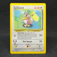 Vintage Pokemon TCG Farfetch'd 27/102 1999 Base Set Unlimited Pokemon Card Trading Card
