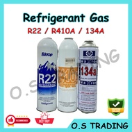 BITOP/MAXRON R134A/R22/R410A Refrigerant Gas ( Gas Peti Sejuk / Gas Peti Ais / Gas Kereta/Gas Rumah ))