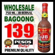 Best Seller JB BERNAL Boneless Bagoong 750ML from Pangasinan ( Fish Sauce-Wholesale )