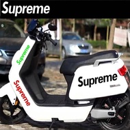 Supreme Street Wear Influencer Motorcycle Sticker Battery Electric Calf Little Turtle King Waterproof Reflective Unique Mod