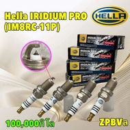 Hella หัวเทียน IRIDIUM PRO MG MG3 MG5 ZS ปี 2015-2020 รุ่น 1.5 ชุด 4 หัว อิริเดียม รหัส IM8RC-11P