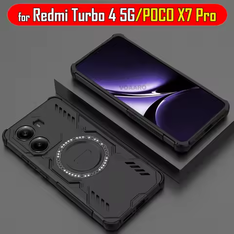 Heat dissipation Back Cover for Xiaomi Redmi Turbo 4 5G Case for POCO X7 Pro Case Armor Built-in Str