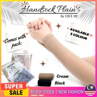 G4U_ HANDSOCK PLAIN QSTAR AQUA COOL  MATERIAL NYLON STRETCHABLE 3 COLOUR