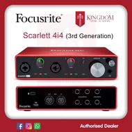 Focusrite Scarlett 4i4 (3rd Generation) Audio Interface