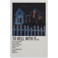 HDJFEICW Pinkpantheress to Hell with It Canvas Poster Bedroom Decor Sports Landscape Office Room Dec