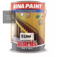 BINA PAINT WOOD &amp; METAL Paint 5 LITER GLOMEL