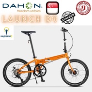 SG SELLER + READY STOCK  - Dahon D8 Launch 8 Speed 20 Inch 3 Colours Available - Magiclamp 123