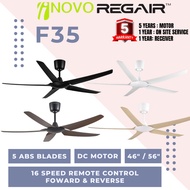 REGAIR INOVO F35 Ceiling Fan Wellspeed DC motor ceiling fan Remote Kipas siling F35