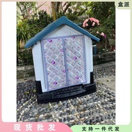 AT-🌟Outdoor Kennel Four Seasons Universal Plastic Dog House Windproof and Sun-Proof Cat Dog Cage Winter Warm Nest with T