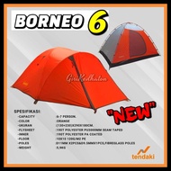 Tendaki Borneo 6 Tenda Camping Kapasitas 6 Orang