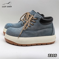 BOOST MARTIN DENIM Z205 shoes in cow and black with 2-layer Eva sole increases height by 5 cm