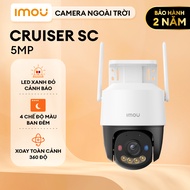 Camera Wifi ngoài trời Imou Cruiser SC I 3MP/5MP I IPC-K7FP-5H0WE I Đèn cảnh báo xanh đỏ I Đàm thoại