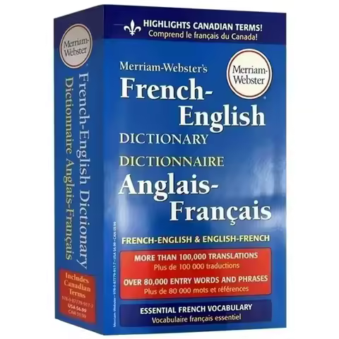 Merriam Webster's French English Dictionary Wordpower Original Language Learning BooksBOOKS
