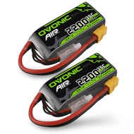 OVONIC 3s Lipo Battery 35C (Burst 70C) 2200mAh 11.1V Lipo Battery with XT60 Connector for Airplane R