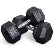 Hexagon Dumbbell Hexagon Weightlifting Gym Fitness Dumbbell (32.5kg / 35kg / 37.5kg / 40kg)