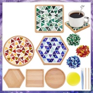 Mosaic Coaster Making Kit for DIY Mosaic Coaster Crafts Kit Handmade Mosaic Coaster Making Kit for B