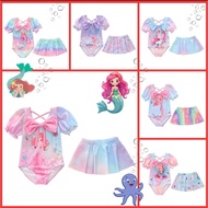 Girls swimwear, 2-piece 4-way stretch swimsuit for babies 10-30kg Home kids