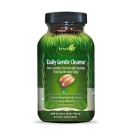 Irwin Naturals Daily Gentle Cleanse - Non-Laxative Formula with Triphala - 60 Liquid Softgels
