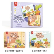 Pinwheel Bussy Book 2in1 Activity Book Level 1 Purple