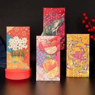 6pcs Chinese New Year Red Envelopes, Spring Festival Lucky Money Blessing Pockets, Gifts, Chinese Ne