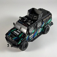 1pc Metal Diecast Off-Road Vehicle Toy Model, 22.6cm(L) X 6cm(W) X 10.6cm(H), 484g, Realistic Sabert