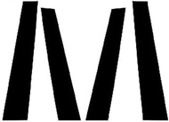 Glossy Black Pillar Posts Window Door Trims Sticker Cover, for Porsche, for CAYENNE, 9PA 92A 9YA/9YB