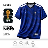 [ FRANCE HOME JERSEY ] Premium Dryfit Jersey Unisex FRENCH Jersey/ - LOSCO