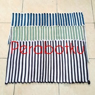 Keset Tenun Jumbo 40 x 80 cm / Lap Keset Kaki Lantai Teras Rumah Kamar Mandi Panjang Besar