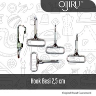 Hook / Buckle besi Pengait tas 2,5 cm