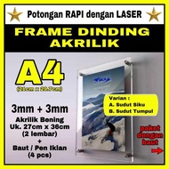 Best Selling A4 Acrylic FRAME (3mm+3mm) A4 Acrylic POSTER FRAME/ Acrylic/ Frame Foto SALE