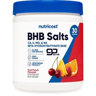 Nutricost BHB Salts Drink Mix (30 Servings, Fruit Punch Flavored) (5G BHB Per Serving) - 0G Total Su