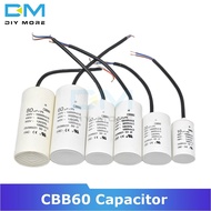 CBB60 450V 10UF 20UF 30UF 40UF 60UF Polypropylene Film Start Capacitor AC Motor Run Capacitors 400-5