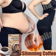 Serbuk Kopi Hitam Kopi Black Coffee with L-Carnitine Enzyme Burn Fat Slimming Coffee slimming detox 