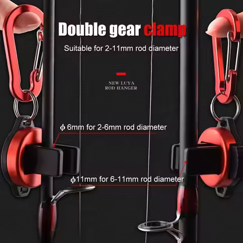 1PC Aluminum alloy mini clamp pole outdoor fishing accessories Luya hanging pole portable hanging po