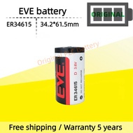 EVE ER34615 battery 3.6V intelligent water meter gas meter Heat meter flowmeter locator PLC original