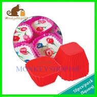 Acuan Jelly Square KA6 Jelly Cup /Jelly Mould / Muffin Cup / Pudding Cup / Acuan Jeli 10PCS