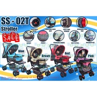 ►┋✴☆COD Apruva Stroller for Baby 3 Way Reversible Handle and with Mosquito Net SS-02T❖